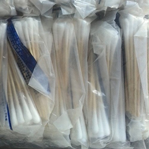 haoun 2000pcs Cotton Swabs 4" Wood Stick for Medical Wound Care Skin Clean