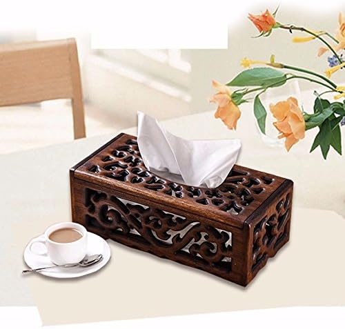 XX&GXM Wooden tissue box creative Book box-style luxury living room home toilet paper storage boxes, c