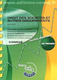 Droit des sociétés, autres groupements, droit pénal des groupements d'affaires