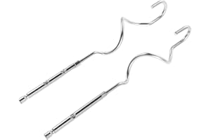 VERDANVERSE 2pcs Stainless Steel Whisk Replacement Parts Manual Hand Mixer Beaters for Baking and Cooking Egg