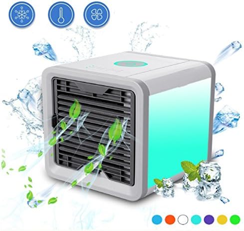 JINHOT Personal Evaporative Air Cooler with Cool, Humidify and Purify Functions Apply to Office, Home Living Room, Kitchen and Bedroom
