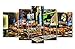 So Crazy Art Painting, Wall Art City Night Broadway Street, Modern Decoration Print on Canvas, 5 Panels, Oil for Home Bedroom Living Room Bathroom Decor