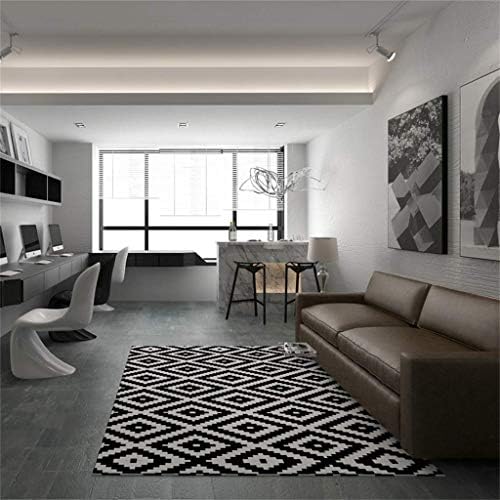 WGFGG Rectangle Nordic Style Geometric Carpet Living Room Bedroom Study Large Area Rug No Mites Non-Slip Kids Crawl Mat Machine Washable, Customizable (Size : 200x300cm(79x118inch))