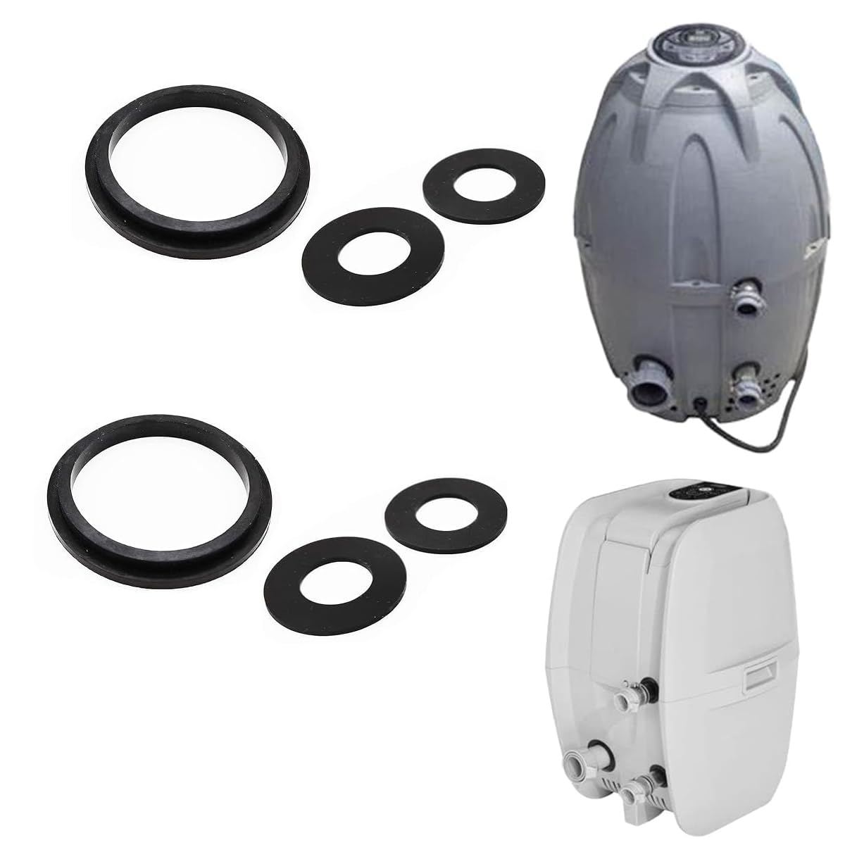 Fits Coleman for Saluspa for LayZ-Spa, 2A and 4B/C Nut and Washer (6 Pieces)