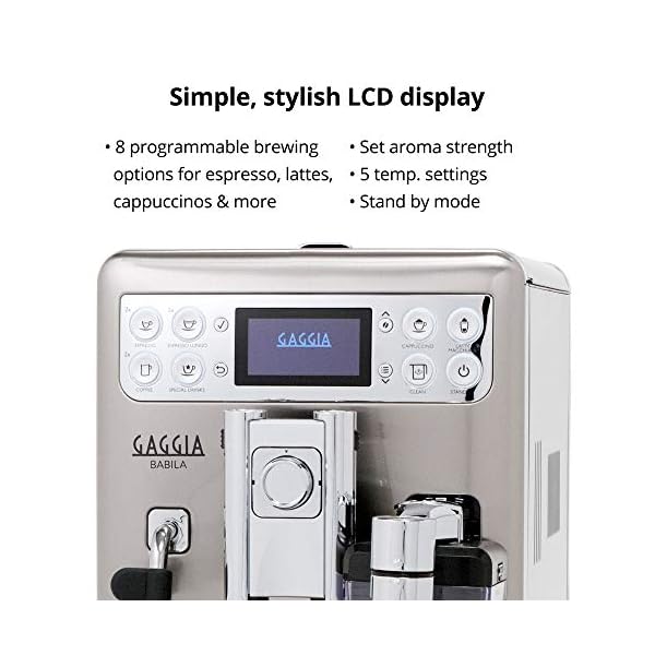 Gaggia RI9700/64 espresso Machine, Stainless Steel The Home Kitchen Store