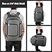 Hynes Eagle Travel Backpack 40L Flight Approved Carry on Backpack Grey 2017
