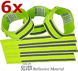 Reflective Band (6 Bands/3 Pairs) | High Visibility