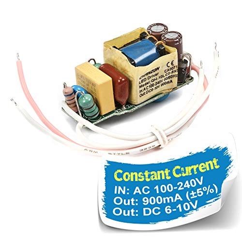 Chanzon LED Driver 900mA (Constant Current Output) 6V-10V (Input 100 ...