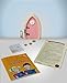 The Irish Fairy Door Company - Pink Arched Door - Includes Magic Key in a Bottle, 3 Stepping Stones, Fairy Lease Agreement, Notepad, and Fairy Welcome Guide