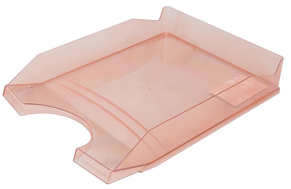 Desktop Letter Tray Office Products Polystyrene/PP A4 Transparent Red/Small Office Accessories/Type-Standard/Material-Polystrene/PP/Colour-Red/Drawer Colour-Red/Format-A4