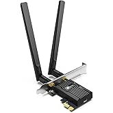 TP-Link WiFi 6 PCIe WiFi Card for Desktop PC AX3000 (Archer TX55E), Bluetooth 5.2, WPA3, 802.11ax Dual Band Wireless Adapter 