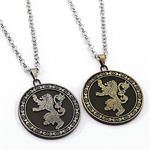 Urartu Creative GOT Lannister song of ice and fire stylish stainless steel pendant necklace by (gold)