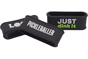 Palms-O-Aces Pickleball Paddle Grip Bands | Personalized Name Tag | Custom Handle Grip Bands | Silicone Non-Slip Racket Handle Wrap | Paddle Overgrip Wrap | Pickleball Accessories for Men & Women
