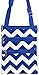 NGIL Royal Blue Chevron Small Hipster Cross-Body Bag