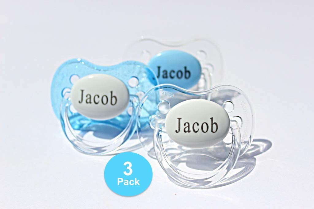 personalized pacifiers and bottles