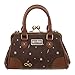 Bioworld Harry Potter Celestial Kiss Lock Handbag, Brown and Gold