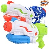 Liberty Imports Max Burst Super Water Gun High Capacity 600ml Power Soaker Blaster | Kids Toy Swimming Pool Beach Sand Water Fighting (2 Pack)