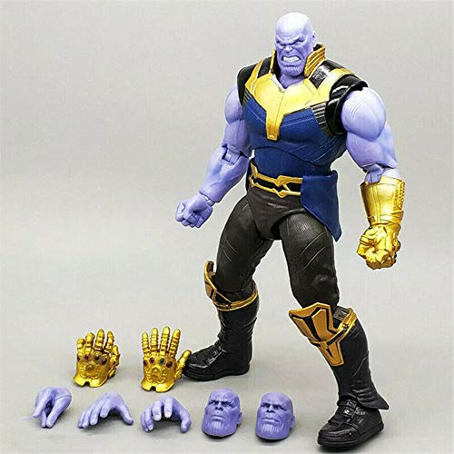 GOODKSSOP Joint Flexible Movable Infinity War Super Hero Thanos Classic Character Action Figure Model Toy Xmas Gift - Thumbnail 5