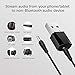 Aigital Bluetooth Music Receiver, Portable Wireless Audio Adapter with 3.5mm AUX for Home/Car Audio Stereo System and Enjoy HiFi Sound Quality, USB Power Supply, No Driver Required-Blackthumb 2