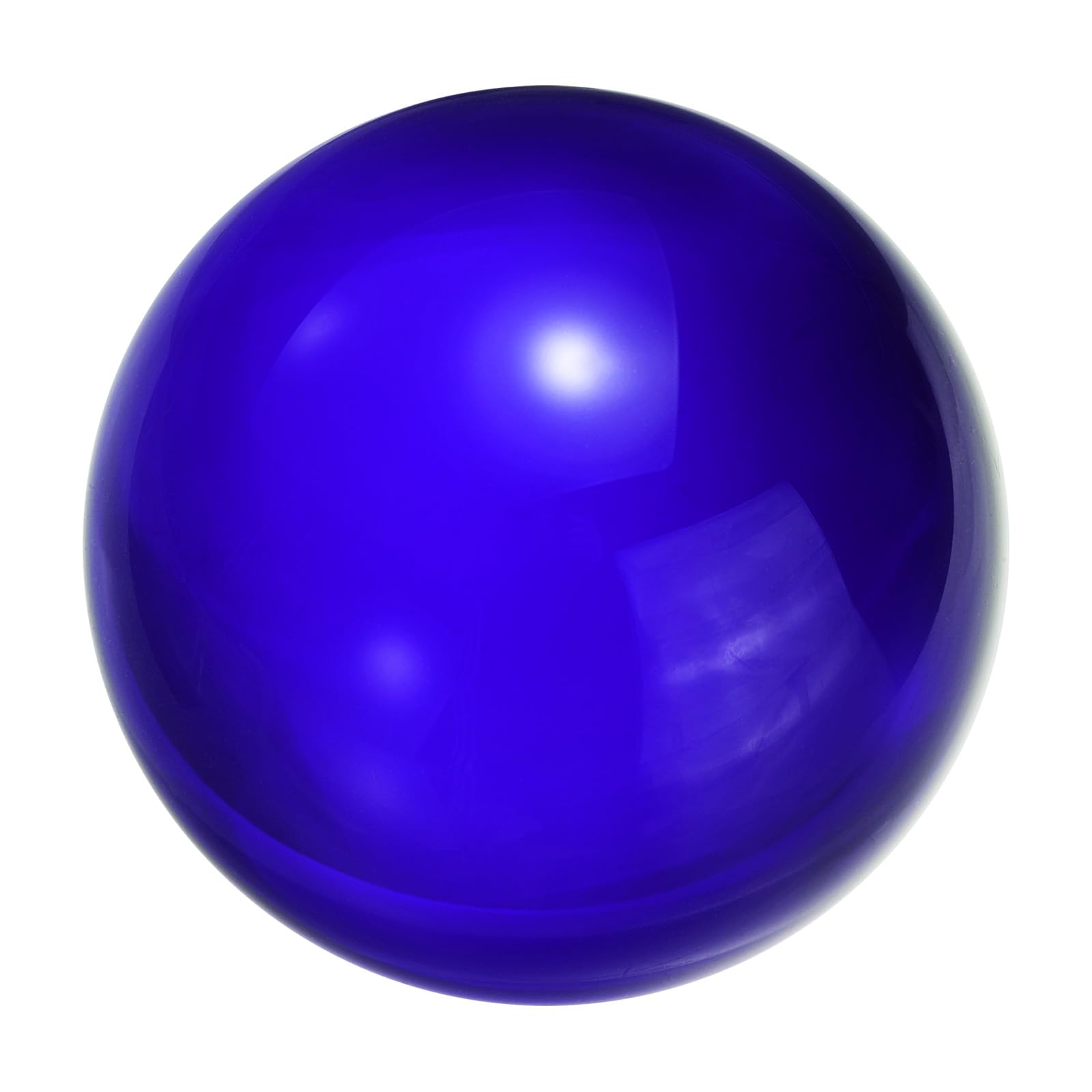 Photo 1 of uxcell 50mm/2" Crystal Sphere Ball Glass Solid Decorative Sphere Crystal Ball Prop Ornament for Feng Shui Divination Fortune Telling Tabletop Fountain Decoration, Dark Blue