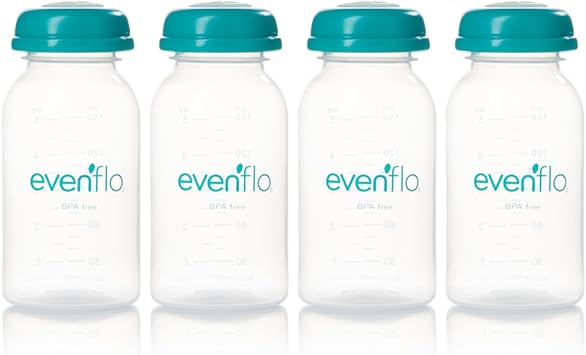 evenflo milk storage bottles