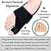 Bunion Corrector for Women and Men, Slip Proofing Version Bunion Toe Separator, Orthopedic Bunion Splint for Big Toe Pain Relief and Toe Straightening