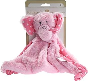 elephant security blanket pink