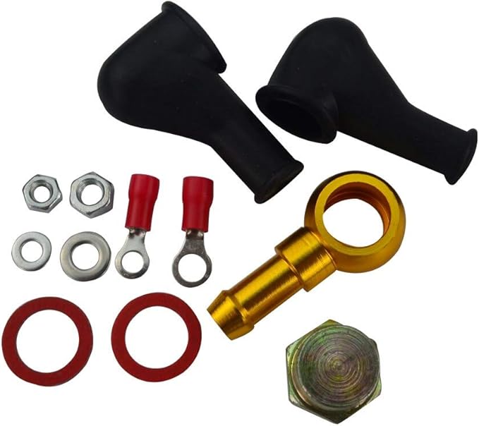 044 FUEL PUMP BANJO FITTING KIT HOSE ADAPTOR UNION 8MM OUTLET TAIL