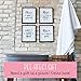 Outshine Funny Bathroom Quotes Wall Decor Art Prints (4 Pack Unframed ) | 8” x 10” Witty Sayings and Signs | Decorations for Guest Bath, Powder Room, Master | Best Funny Gift