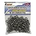 American Fishing Wire Mighty Mini Stainless Steel Crane Swivels, Size #1/0, 511 lb Test, Gunmetal Black, 50 pc