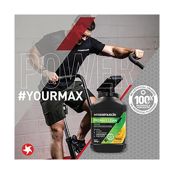 Maximuscle Promax Lean | Whey Protein Sports Supplement Powder for Lean Muscle Development | Banoffee, 980g - 28…