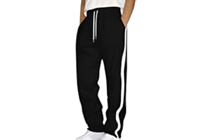 Mens Jogger Baggy Wide Leg Open Bottom Sweat Pants Casual Loose Fit Gym Athletic Pants Big and Tall Lounge Travel Streetwear