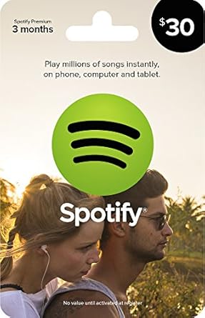 Amazon.com: Spotify Gift Card $30: Gift Cards
