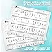 Mutsrd Piano Stickers for Keys - for 49/61/76/88 Key Keyboards -Transparent and Removable with Free Sheet of Replacement Stickers