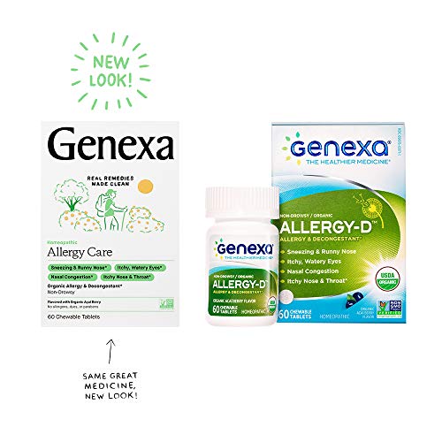 Genexa Allergy Care 180 Tablets (3pk) MultiSymptom Allergy Remedy