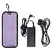 Cable Organizer Case Bag Portable Travel Computer Accessories Organizer Zipper Mesh Pouch for Laptop Mouse, Power Bank, USB, Adapter, Charger-Purple