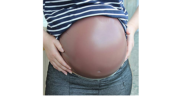 Amazon Com Fake Pregnancy Belly 100 Silicone Fake Belly Fake Pregnancy Fake Pregnant Belly Tv Series Props Spoof Costume Cosplay 2 10 Months Clothing Shoes Jewelry