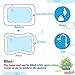 Gugusure Inflatable Tummy Time Water Play Mat , Indoor and Outdoor Baby Play mat Leakproof, Fun Activity Play Center Your Baby's Stimulation Growth 26