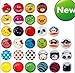Sannysis(TM) 330PC Beauty Cool Cartoon Rubber Home Button Sticker for iPhone 4 4s 5G ipad 2 3
