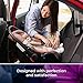 Baby Car Mirror for Back Seat | Large 11.5 Inch Premium Shatterproof Acrylic Glass Mirror to View Your Baby Car Seat Rear Facing | Safe, Secure, 360 Degree Adjustable by Bright Star Sparkles