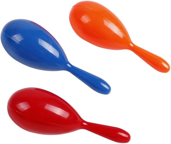 Newin Star 11cmNew Wooden Maraca Wood Rattles Egg Shaker 5pcs