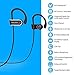 Hbuds Bluetooth Headphones Waterproof IPX7,Wireless Sport Earbuds，Deep Bass HiFi Stereo In-Ear Earphones w/ Mic, 9 Hrs Playback Noise Cancelling Headsets H1 Black (Comfy & Fast Pairing)
