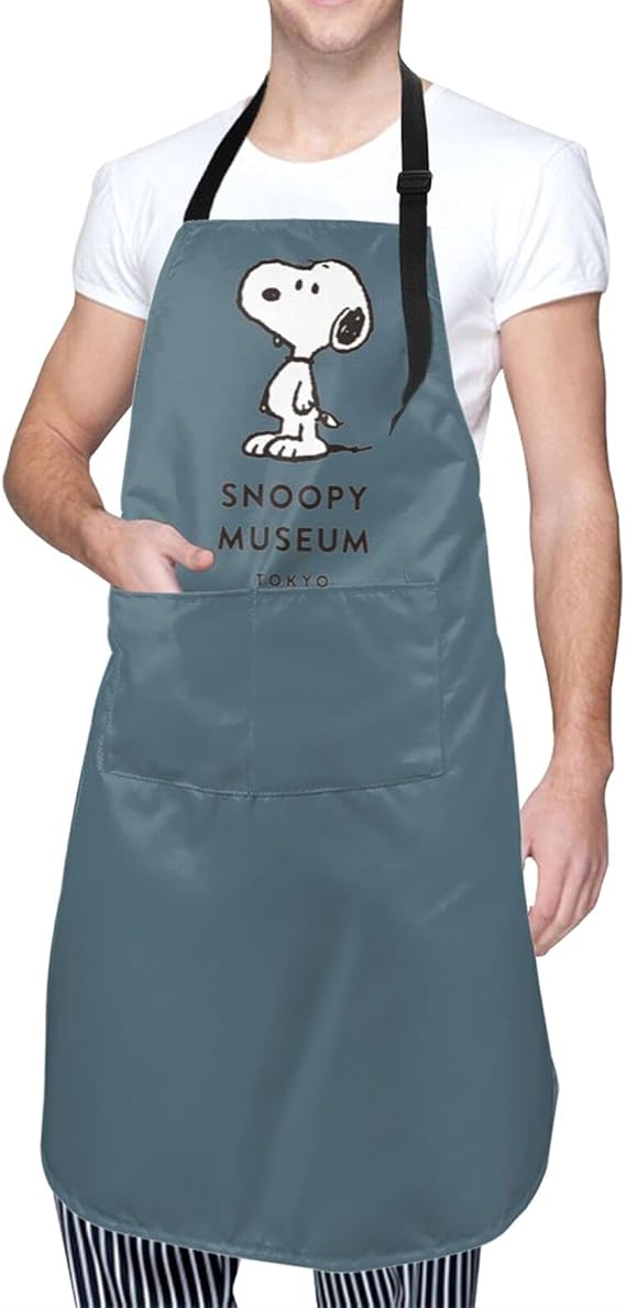 Amazon Co Jp 新品 エプロン 男女兼用 スヌーピー 2 調節可能 結ぶエプロン ポケット付き 前掛メンズ レデイース スタイリッシュ カフェエプロン オーダー可 並行輸入品 服 ファッション小物