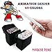 XCSOURCE 40pcs Color Marker Pen Set Alcohol Twin Tip Broad Fine Point for Art Sketch Graphic Black Body TH259