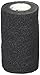 3M Vetrap 4 inch x 5 yard Self-Adherent Bandaging Tape - Black (Single Roll)