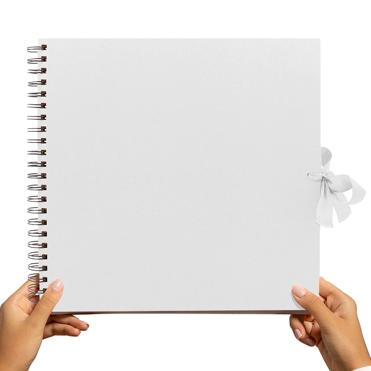 Styloo Large Scrapbook Photo Album 40 Sheets 30X30 cm White Craft Paper, Scrapbooking, Arts and Craft Projects (Large, White)