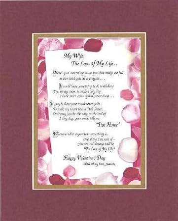 Amazon Com Poem For Love And Marriage My Wife The Love Of My