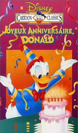 Mini Classiques Joyeux Anniversaire Donald Vhs Disney Walt Amazon Fr Video