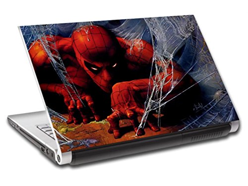 Spider Man Artwork Personalized LAPTOP Skin Decal Vinyl Sticker ANY NAME L730, 14"