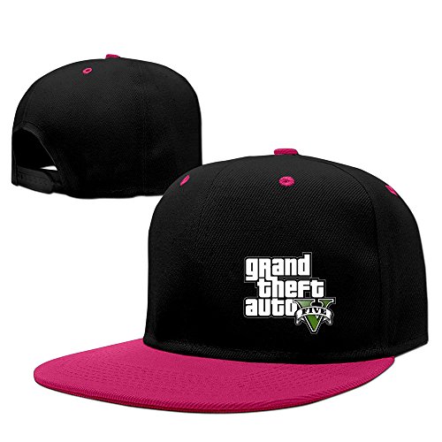 Cool GTA V Grand Theft Auto Five Logo Baseball Hats Pink